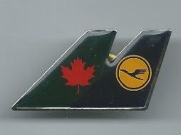 Lufthansa & Air Canada Pin - Seltenes Sammlerstück!