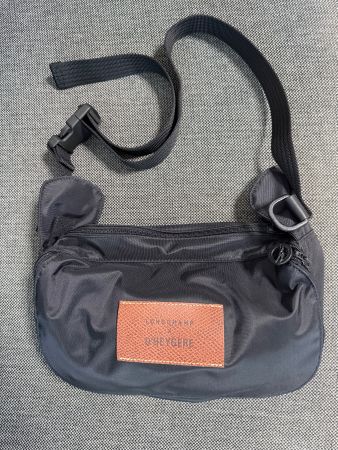 Longchamp X D´heygere Umhängetasche/Rucksack schwarz - neu