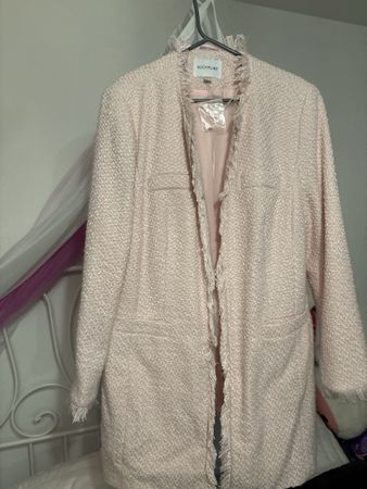 Bonprix Bouclé Jacke, Rosa, Gr. 40, Top Zustand!