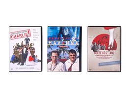 3 DVD‘s - Achtung Fertig Charlie, Buebe Gö Z’Tanz, Havanna
