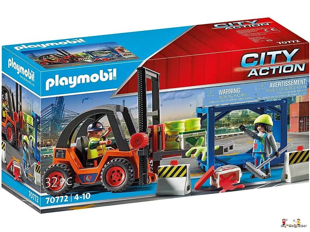 Playmobil Giocattoli: Playmobil City Action Gabelstapler 70772 – Nuovo e nell'imballaggio originale da Birsfelden venduto da der-Wegweiser