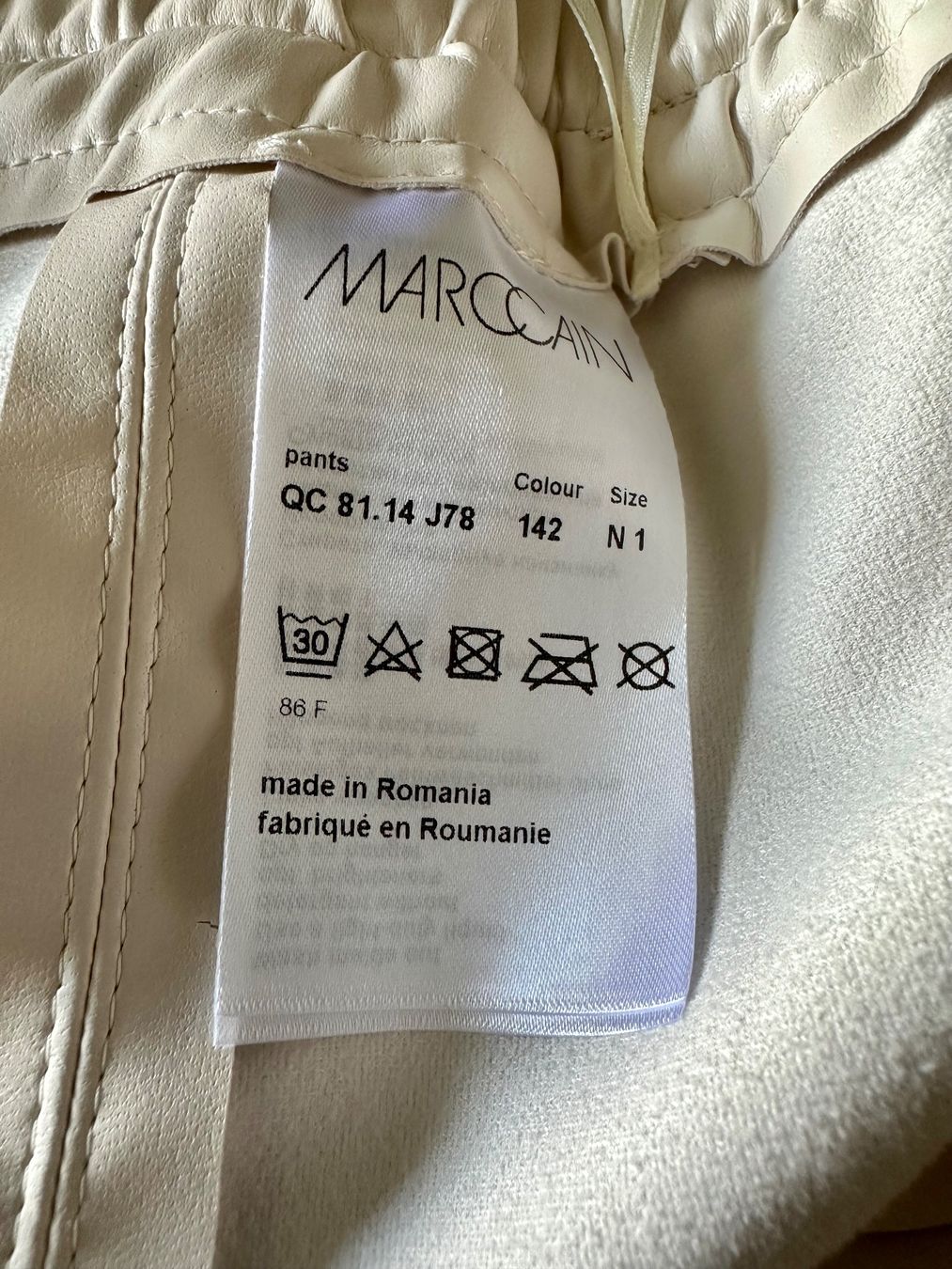 Marc Cain Hosen: MARC CAIN - Fun Leather-Hose / N1 – Neu und originalverpackt aus Spreitenbach von Jessy8 3