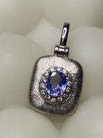 Anhänger Silber 925 echt Tansanit Damen Schmuck NEU