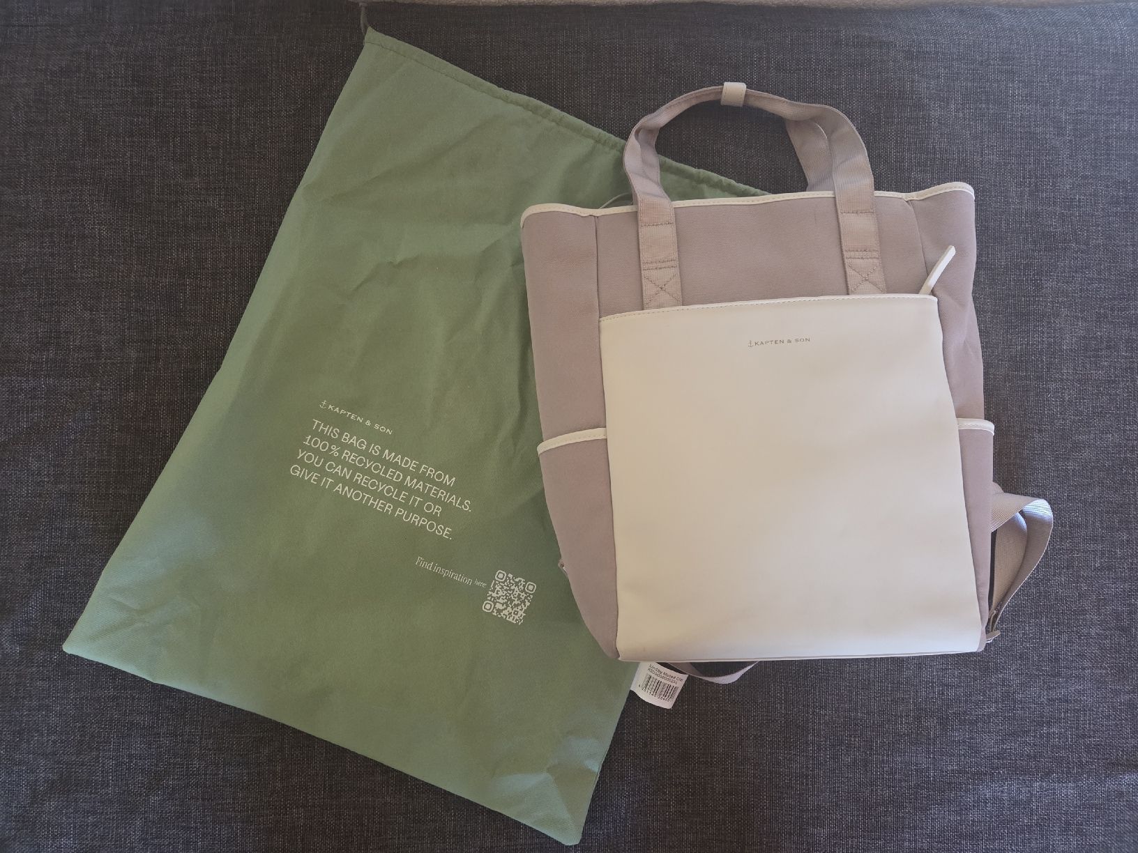 Kapten & Son Zaini: Kapten & Son Rucksack,  Lindby Muted Clay – Usato da Euseigne venduto da Ssyl