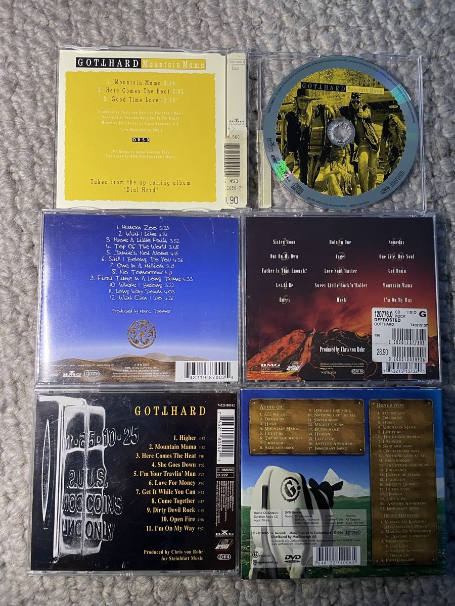 CDs: 5x Gotthard  – Neu (gemäss Beschreibung) aus Reinach AG von trigger7811 2