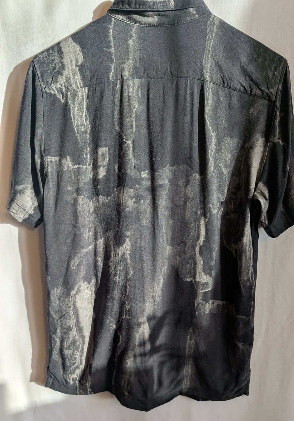 Camicie: Bluse Hemd Batik schwarz grau Gr. S/M – Usato da Sarmenstorf venduto da T.Sunl8 2