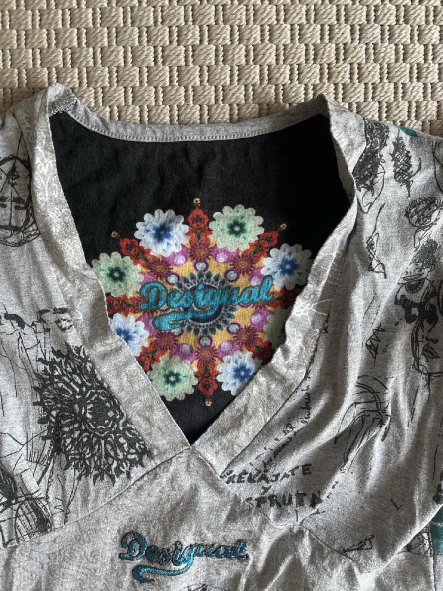 Desigual Vestiti: Desigual Kleid, grau bunt, M – Usato da Solothurn venduto da Bobesch08 6