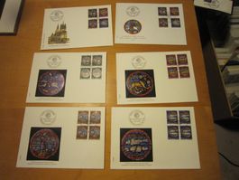 PP 1968 FDC Serie und 4er
