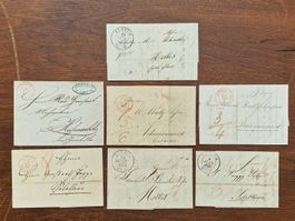 7 Vorphilatelie-Briefe o-Zürich - SOMMER DEAL (2/2)
