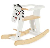 Bieco Schaukelpferd Holz, weiss