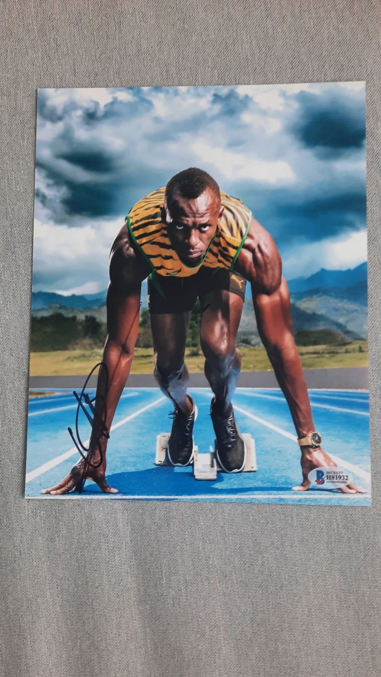 Autogramme: Autogramm 20x25cm Usain Bolt – Gebraucht aus Schmerikon von Olympia04