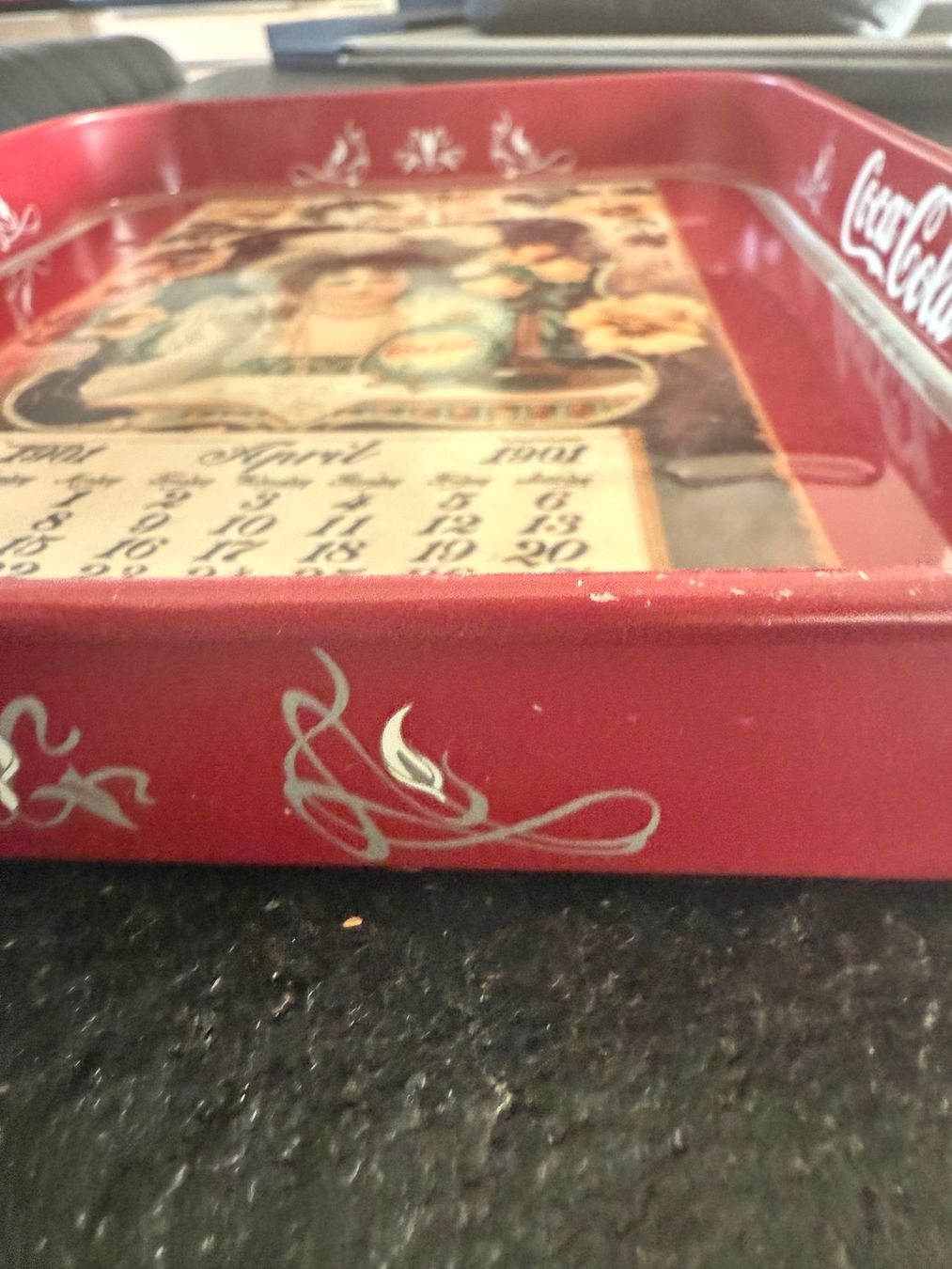 Piatti di portata: Coca Cola Tablett 27 x 21 cm Metall – Usato da Kirchdorf AG venduto da coco123 2