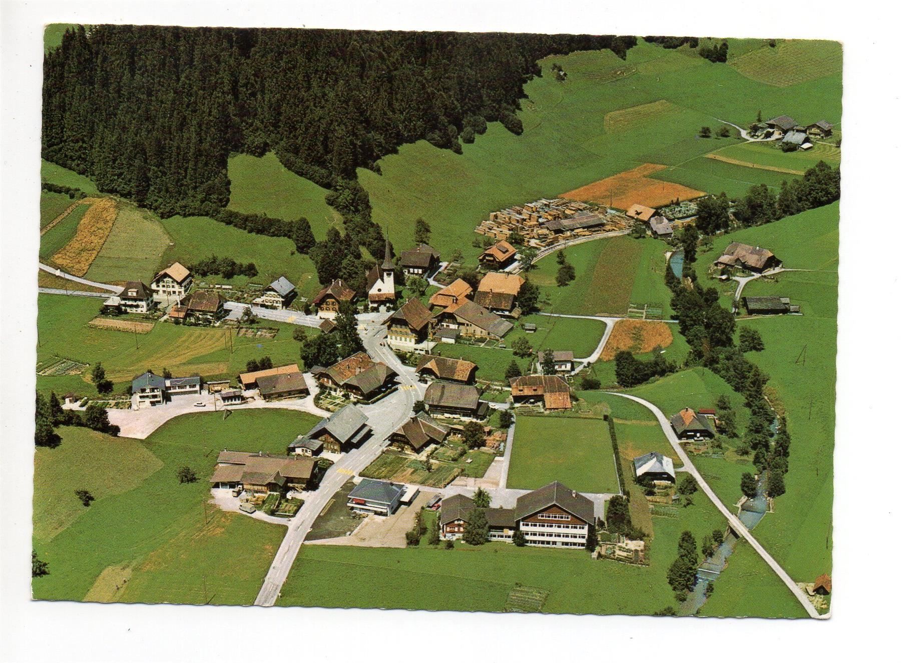 Cartoline postali: RÖTHENBACH Fliegeraufnahme – Usato da Jona venduto da philajona