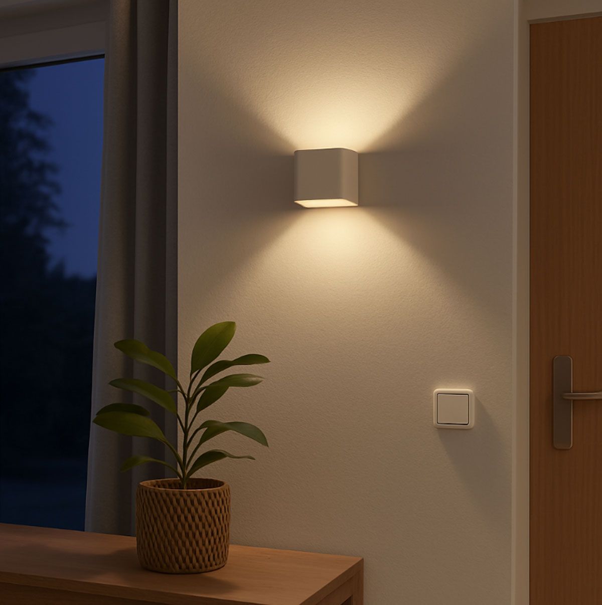 Lampen: LED Aussen Wandleuchte Weiss 11 cm Breit – Neu (gemäss Beschreibung) aus Kreuzlingen von Smart-Light 1