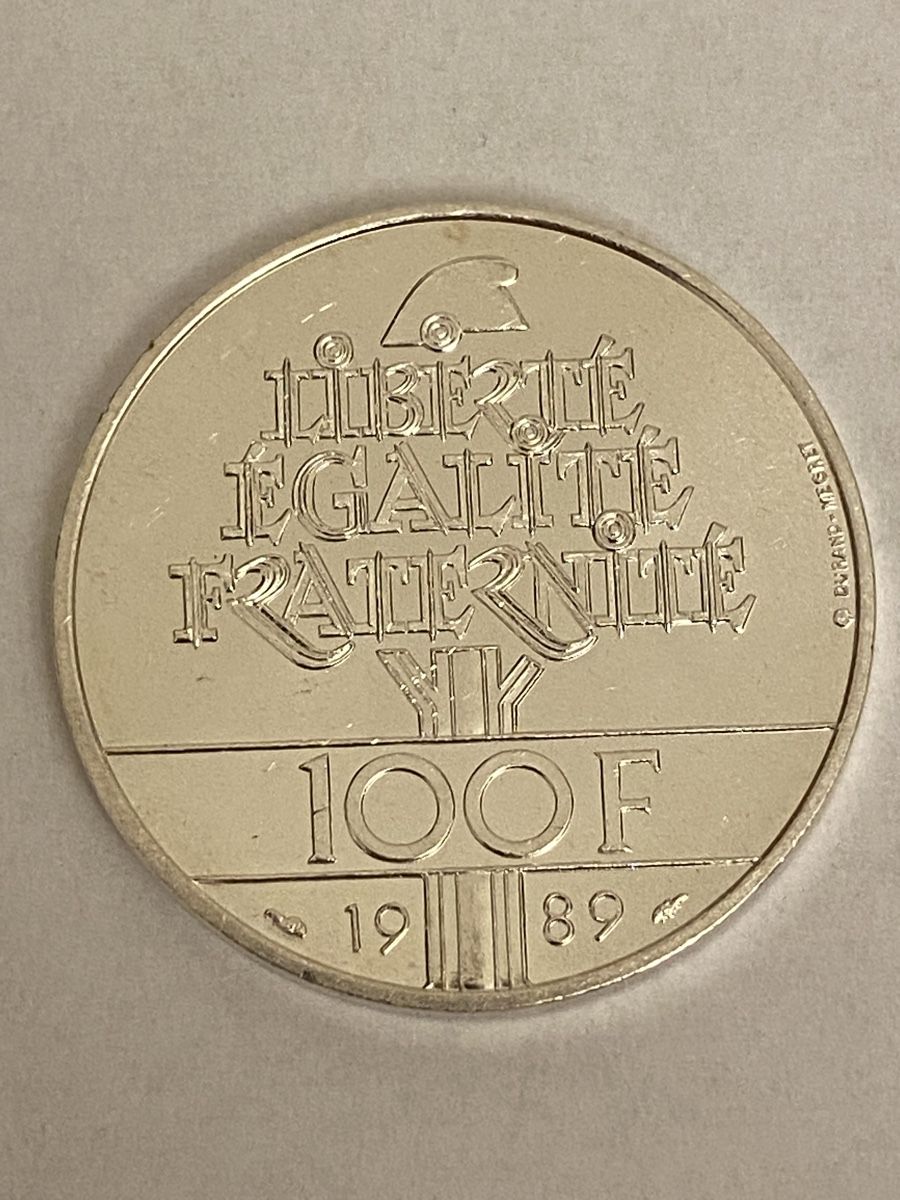 Tutti le monete: Superbe 100 FF de 1989 argent – Nuovo (secondo la descrizione) da Corsier-sur-Vevey venduto da Ginoarturo 1