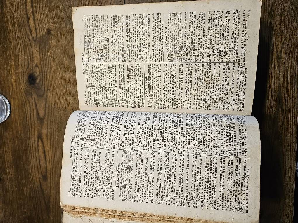 Libri: Bibel aus 1745 – Usato da Buttwil venduto da 1743Broenni 3