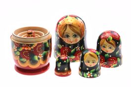 5 teilige Matrjoschka - Matryoshka - Matroschka – Babuschka