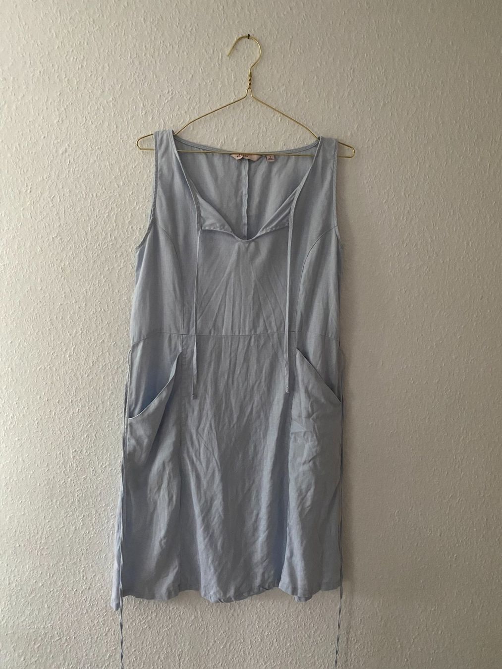 Vestiti: hellblaues Leinenkleid in Gr. M (38) – Usato da Stetten SH venduto da bijoux18