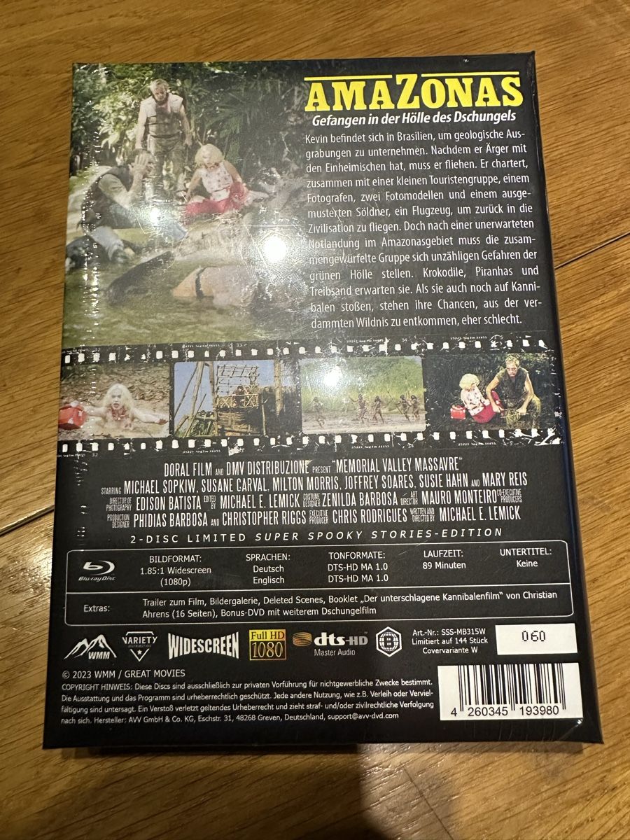 Tutti i DVDs: Amazonas Mediabook Wattiert neu OVP, Bluray – Nuovo e nell'imballaggio originale da Benken ZH venduto da Audi-erich 1