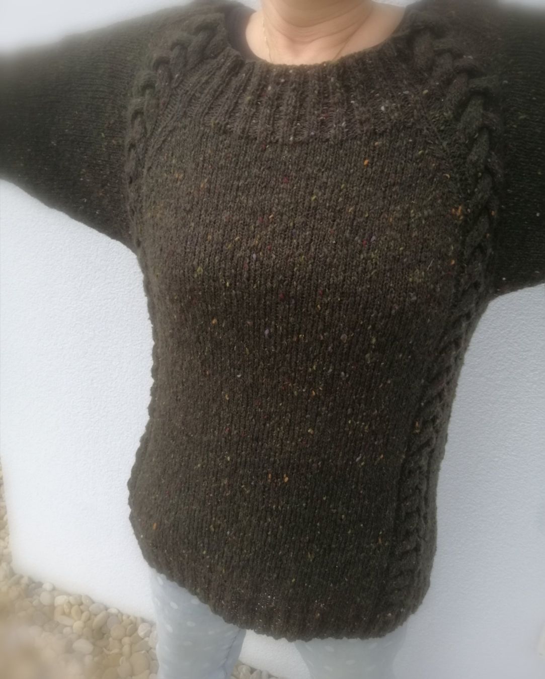 Pullover & Sweatshirts: Pulli Wintertunika "Donegal" handgestrickt   NEU – Neu (gemäss Beschreibung) aus Langenthal von Handstrick 4