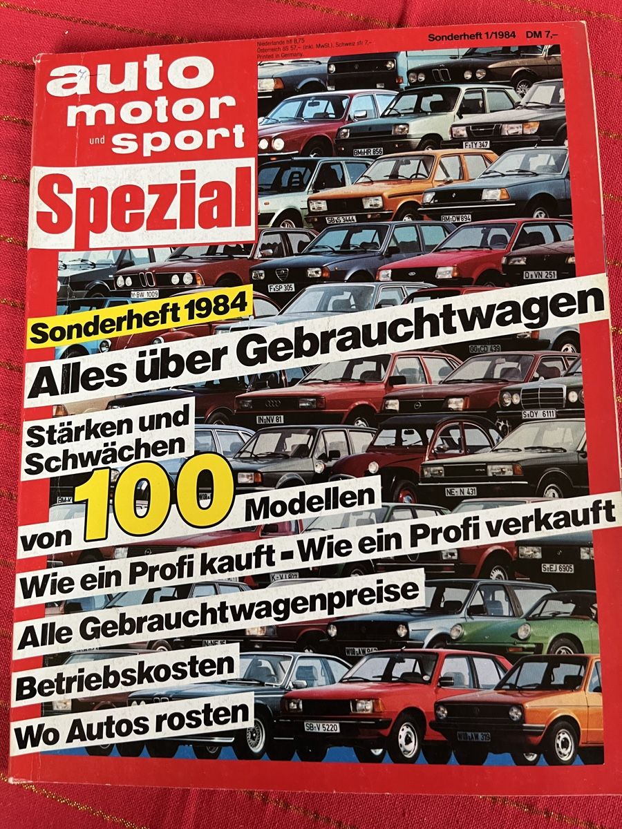Zeitschriften & Magazine: AMS 1984 Alles über Gebrauchtwagen/160S./Oldtimer – Gebraucht aus hunzenschwil von Oldipark