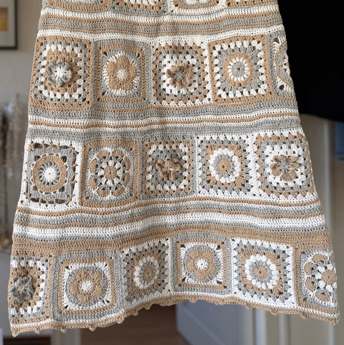 Gonne: JUPE GRANNY STYLE HANDMADE! M PIÈCE UNIQUE! – Nuovo e nell'imballaggio originale da Locarno venduto da NicoNion 2