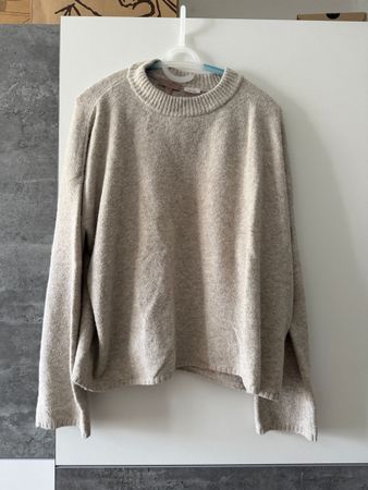 H&M Strick Pullover beige meliert  Grösse L neuw.🌸