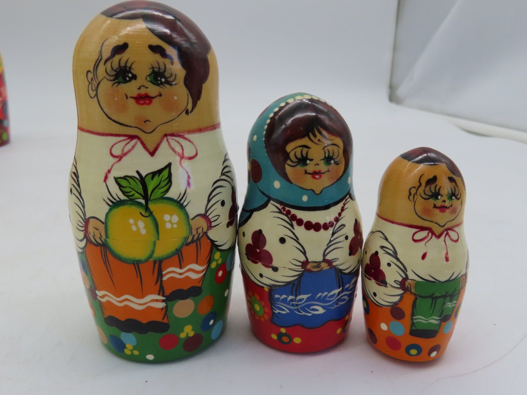 Figuren: Seltenes 10-teiliges Matrjoschka-Set – Gebraucht aus Reinach BL von WBZ-Flohmarkt 6