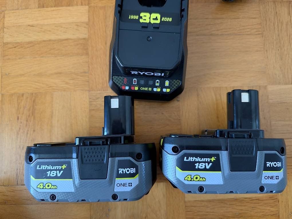 Meiko Gabbie, trasporto & Sicurezza: Ryobi Original set 2x 4Ah mit ladegerät – Nuovo e nell'imballaggio originale da Zollikofen venduto da Hoplaboom 6