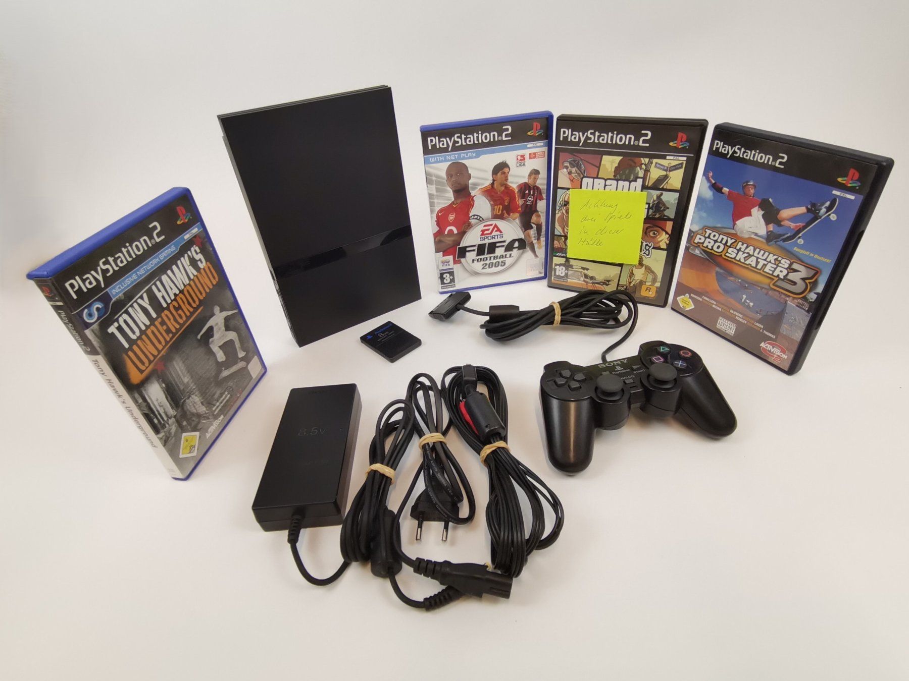 Sony Console: SONY PLAYSTATION 2 Slimline - inkl. 4 Games – Usato da Schaffhausen venduto da Restwert_SH 7