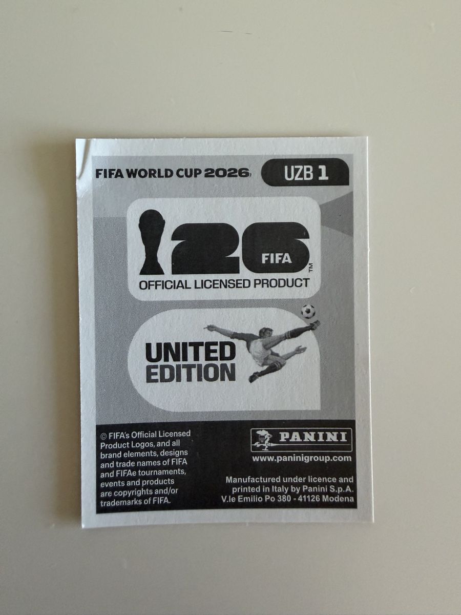 Panini Carte collezionabili: Panini FIFA 2026 - UZB 1 – Nuovo (secondo la descrizione) da Nyon venduto da Alex017 1