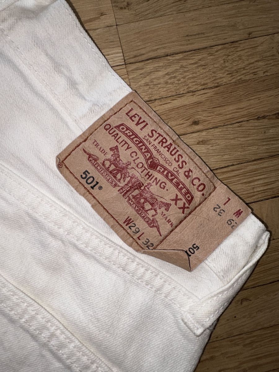 Levi's Jeans: Levis 501 white – Usato da Rombach venduto da akiromay 2
