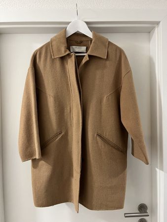 Manteau Zara taille S brun camel