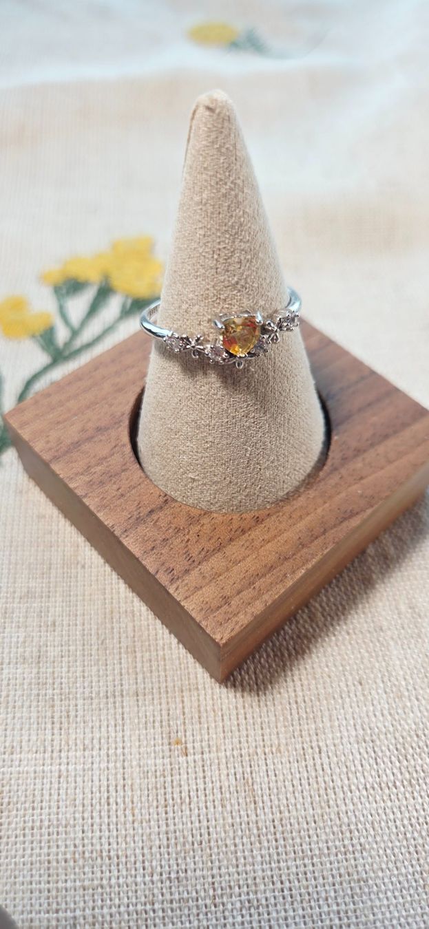 Anelli: NEW - S925 Citrine Ring (Adjustable) – Nuovo (secondo la descrizione) da Zürich venduto da cin_wcf6 5