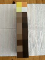 Minecraft - Fackel. Versch. Farbe HxB ca. 28x5,5 cm