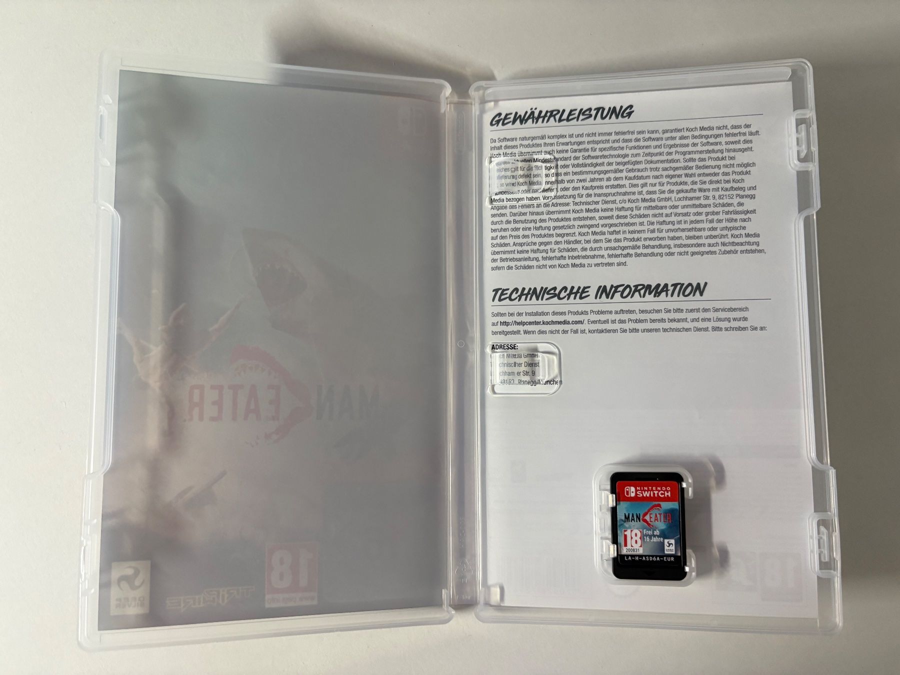 Nintendo Giochi: Maneater (Switch) – Nuovo (secondo la descrizione) da Rorschach venduto da Costa_18 2