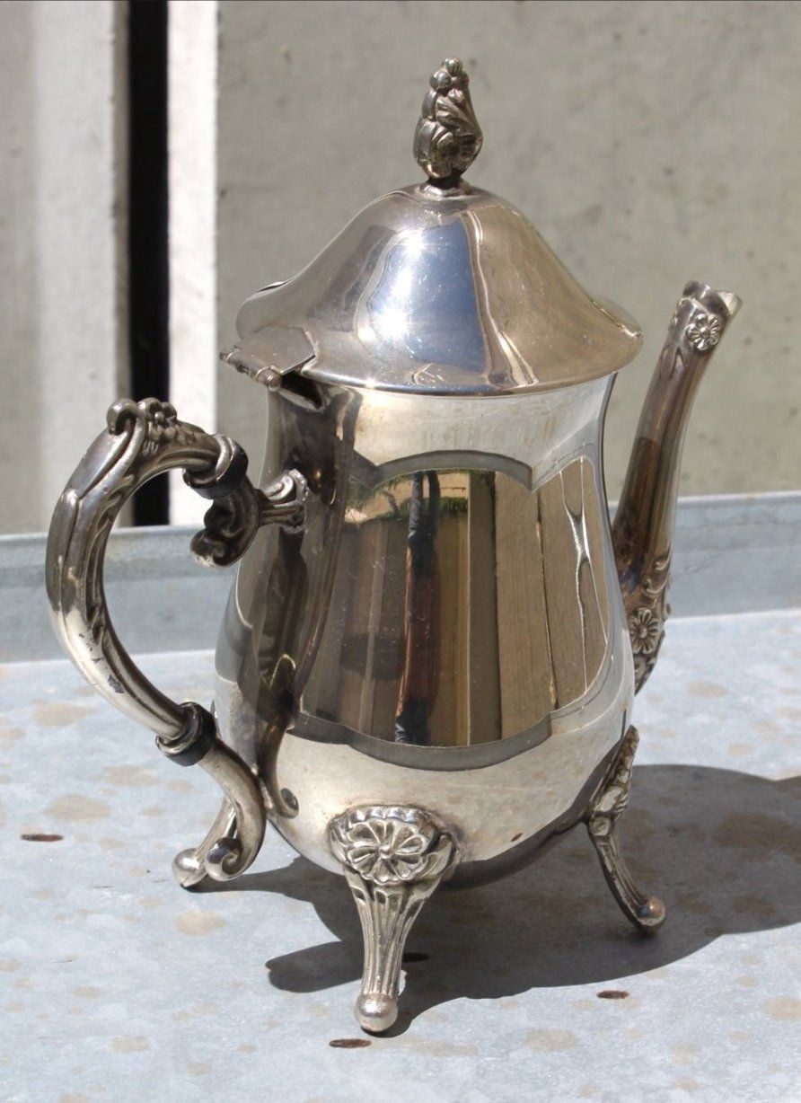 Teiere: Vintage Kaffeekanne /Mokkakanne  im Rokoko-/Barockstil – Usato da Locarno venduto da fripui 1