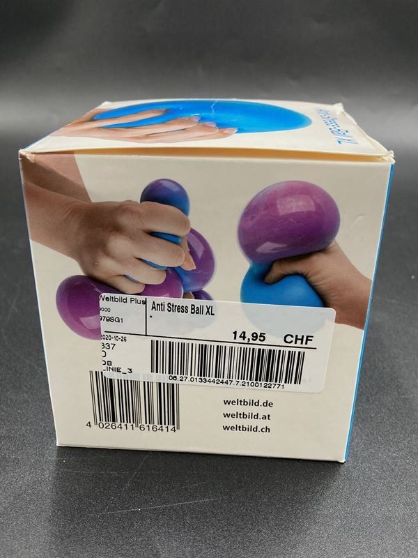 Palloni: Anti-Stress-Ball | XL | Blau – Nuovo e nell'imballaggio originale da Wittenbach venduto da Restwert_St-Gallen 2