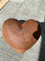 Herz aus Holz massiv, Dekoration