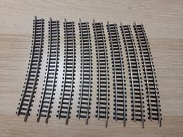 Minitrix 8 x 4928 gebogenes gleis N