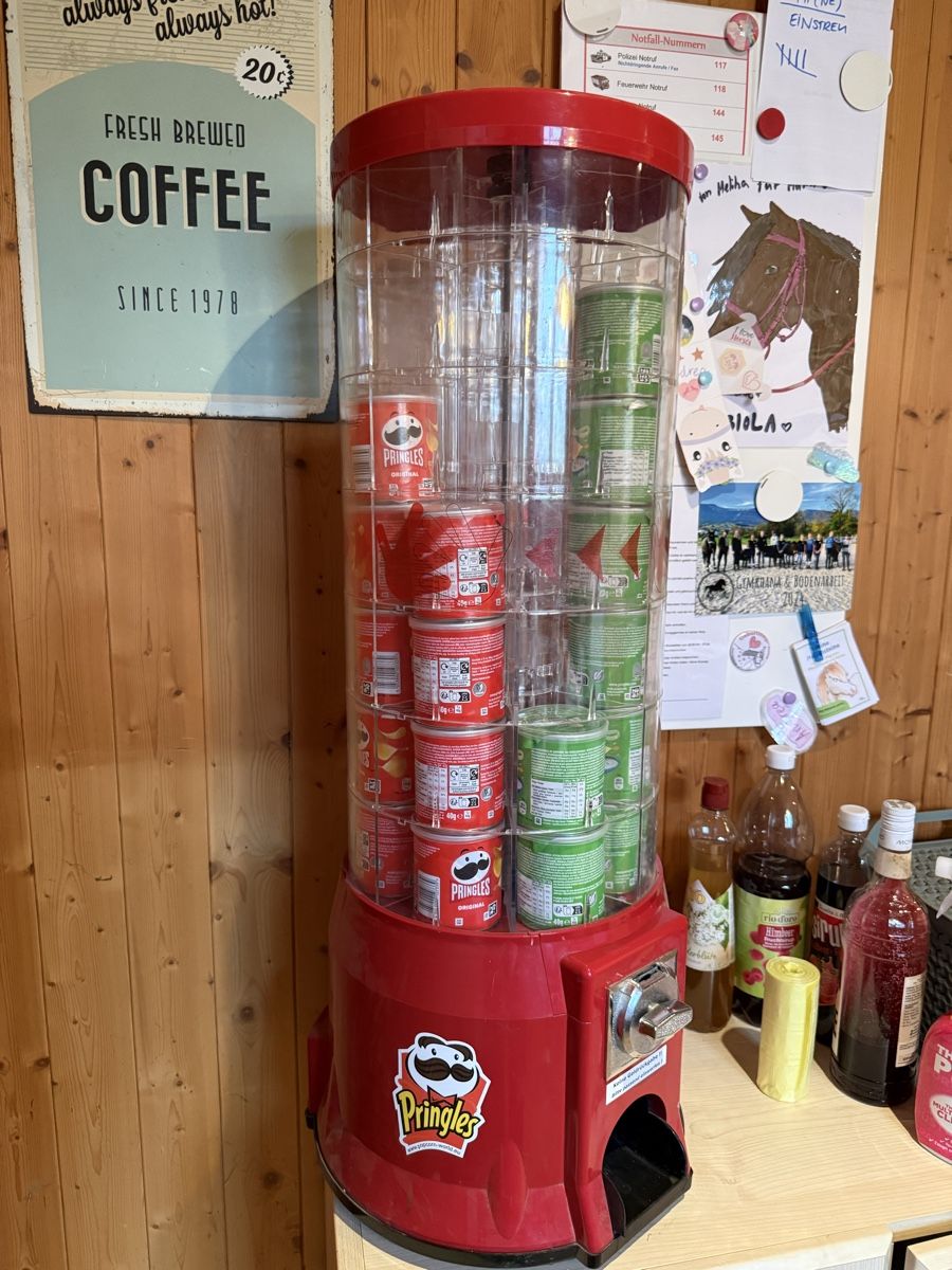 Sonstiges für die Gastronomie & Hotel: Pringles Münzautomat | 2CHF | +1CHF-Wähler – Gebraucht aus Selzach von tun_8bhl 1