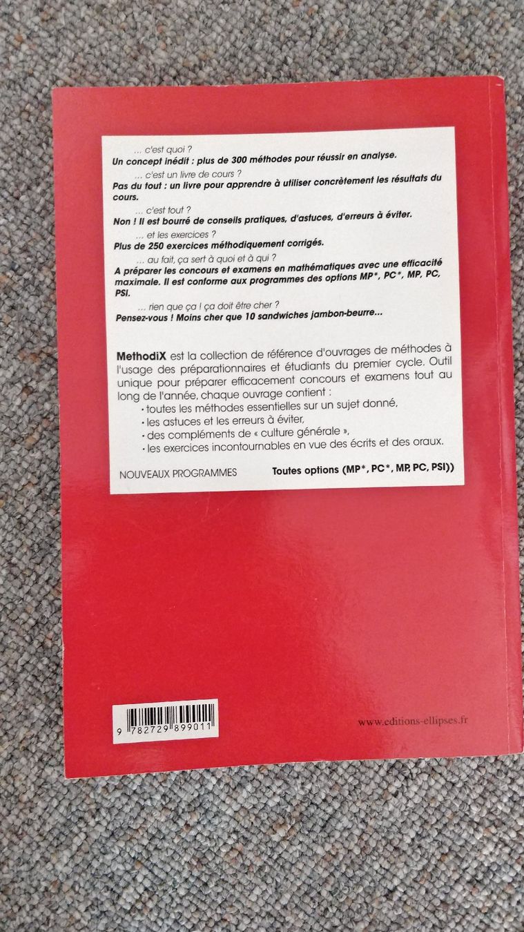 Bücher: Methodix Analyse – Gebraucht aus Flawil von rcnkr 1