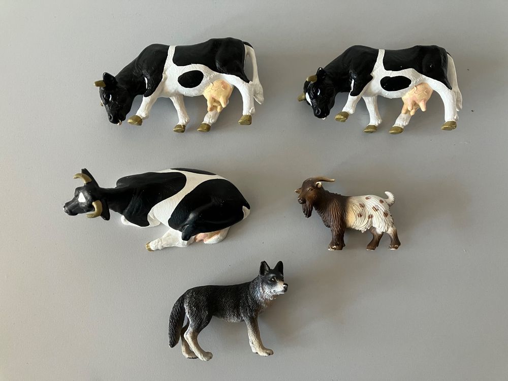 50 Stück Mini-Kuhfiguren Aus Harz – Süße Tier-Ornamente Für DIY, Deko Oder Puppenhaus