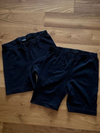 ★2x Leggings Shorts★ Schwarz★ Grösse 36 ★Radlerhosen★
