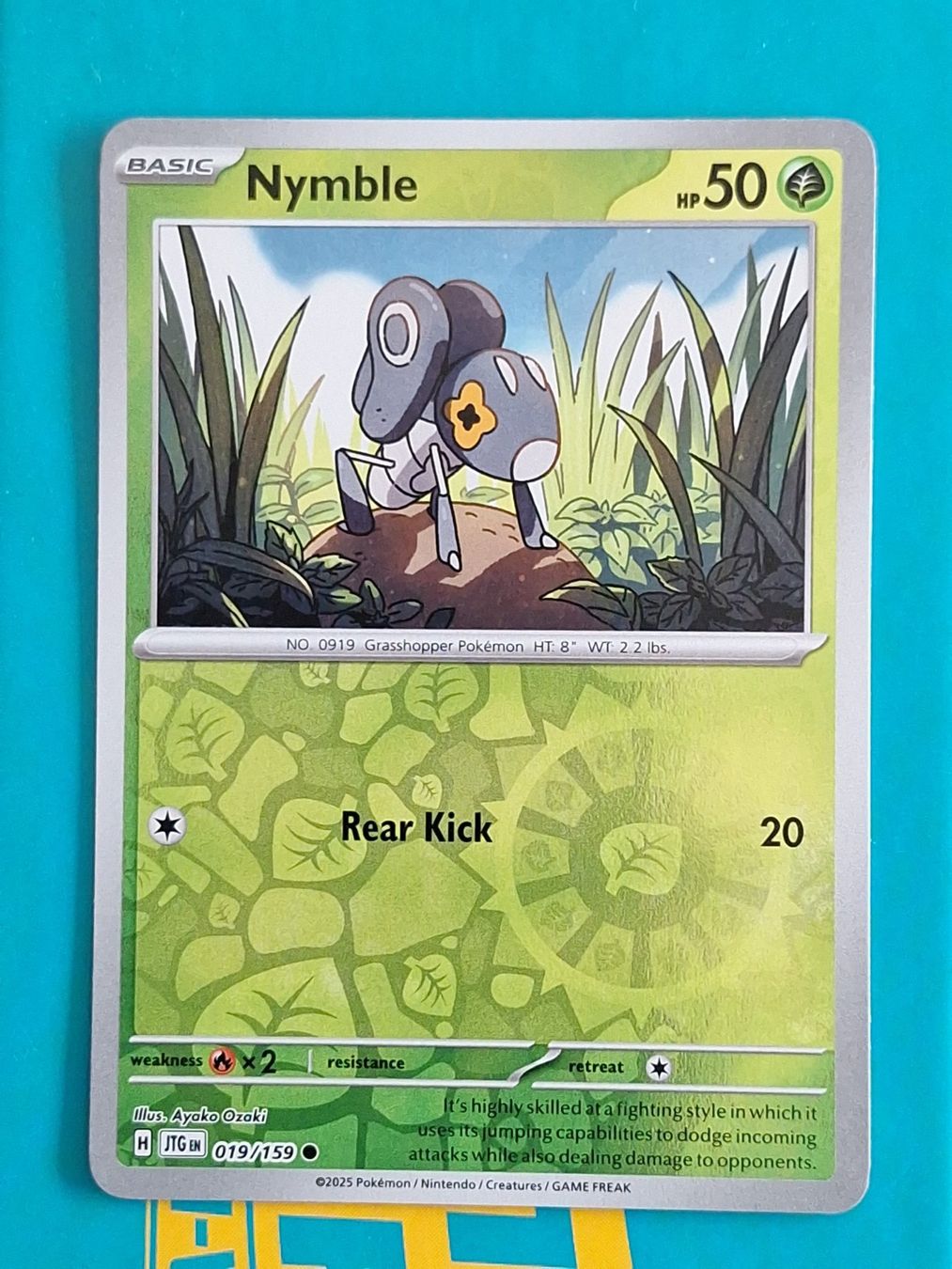 Pokémon Carte collezionabili: Nymble - Reverse Holo Pokemon Journey Together #1.7 – Usato da Altstätten SG venduto da GGsGameshop