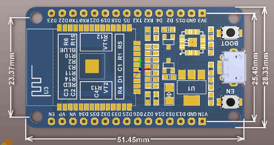 Componenti elettronici: ESP32 Development Board 30pin – Nuovo e nell'imballaggio originale da Sursee venduto da allduino 5