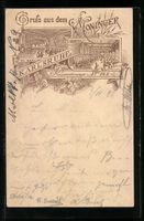 Litho Ganzsache PP9F303 /01: Karlsruhe, 