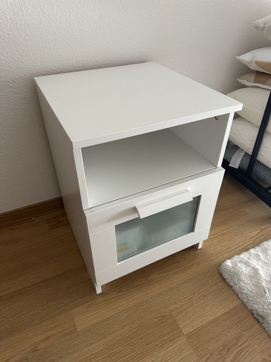 Comodini: Nachttisch weiss mit Schublade – Usato da Münchenbuchsee venduto da IleanaT 1