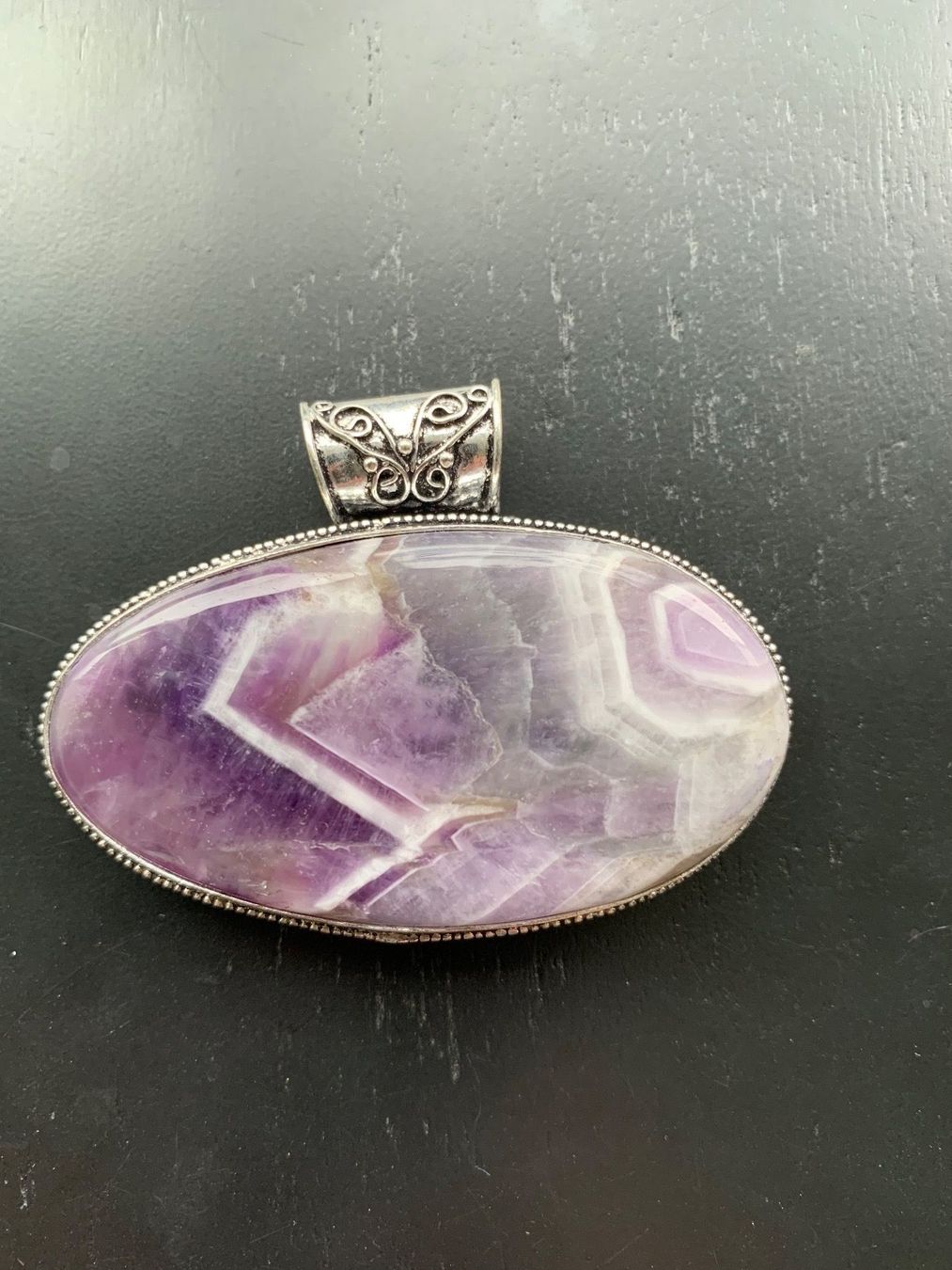 Ciondoli: Anhänger Silber mit Chevron Amethyst – Nuovo (secondo la descrizione) da Birsfelden venduto da Exclusivity