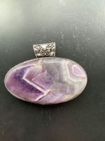 Anhänger Silber mit Chevron Amethyst